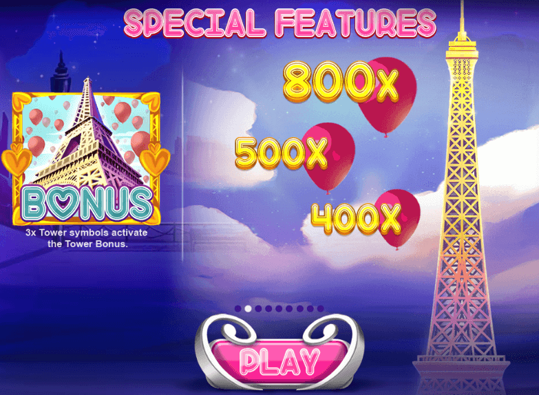 Lucky Valentine slot funciones especiales