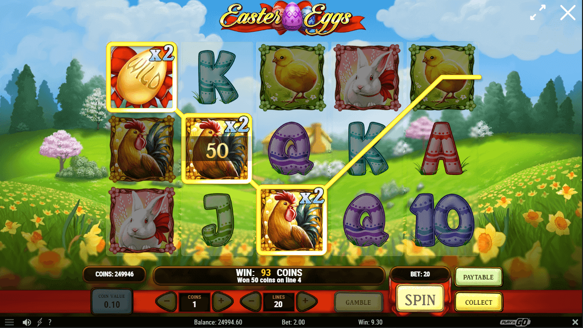 Easter Eggs slot - Cómo jugar 