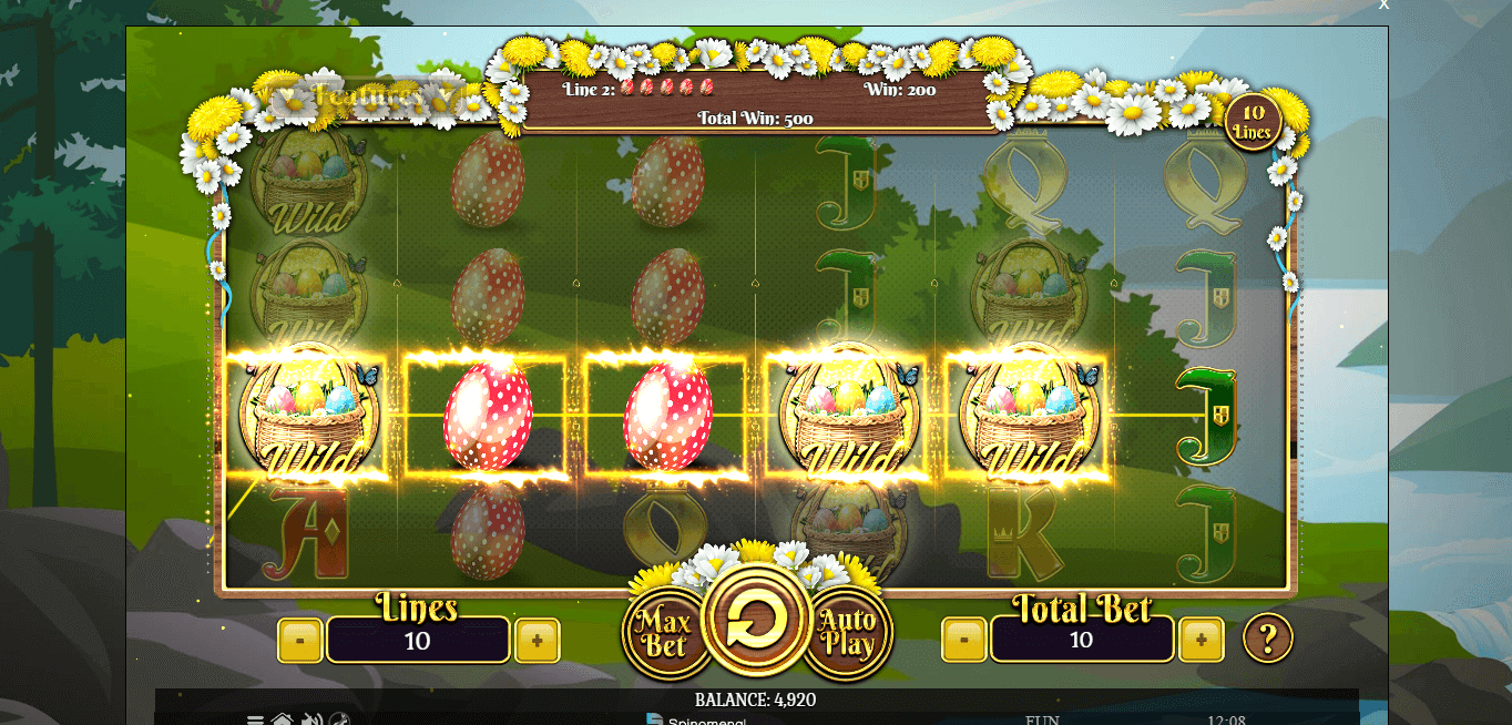 Easter Spin slot - Cómo jugar 