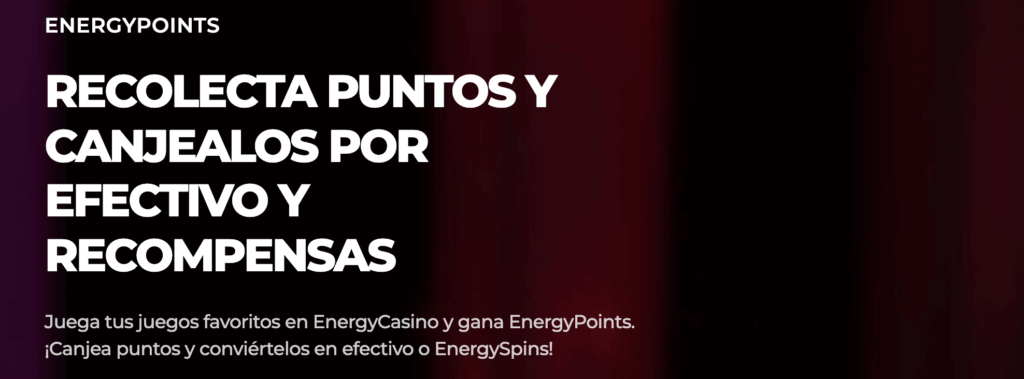 energy casino bonos vip